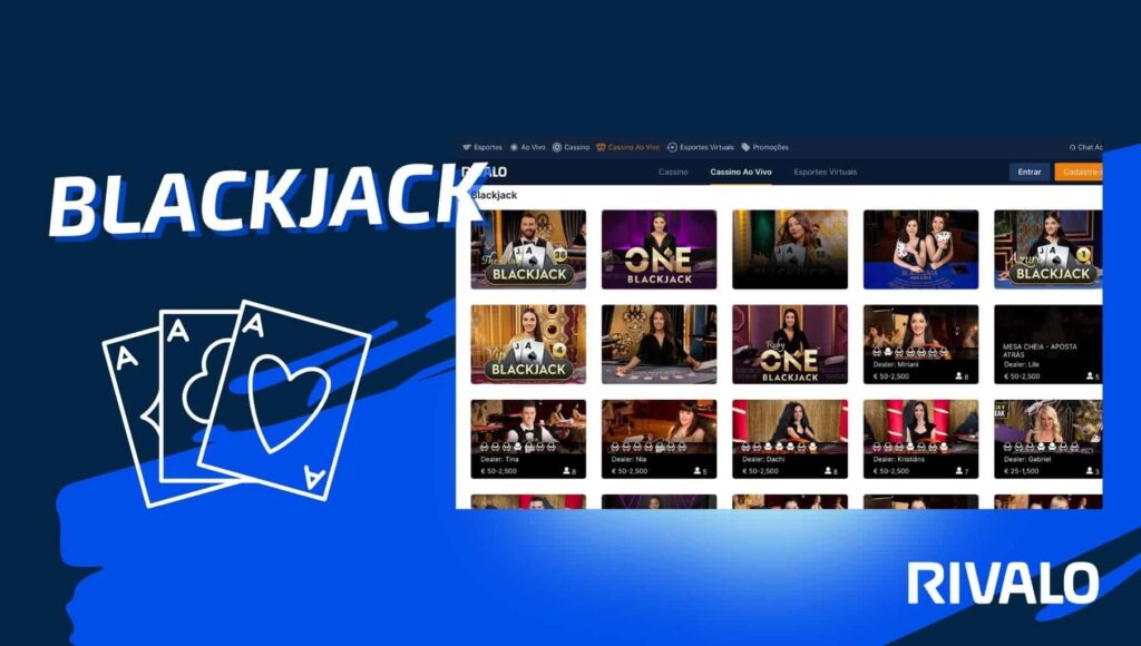 Revisão detalhada dos jogos de Blackjack no cassino online Rivalo Brasil