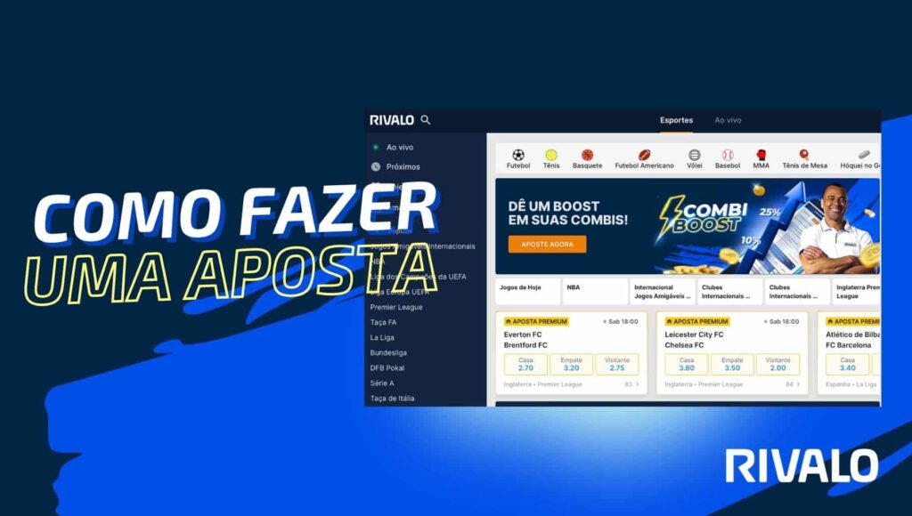 como fazer uma aposta no site oficial da Rivalo no Brasil