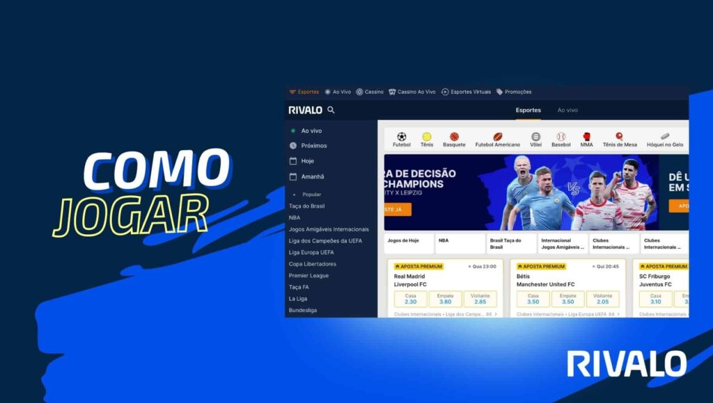 como jogar com a casa de apostas online Rivalo no Brasil