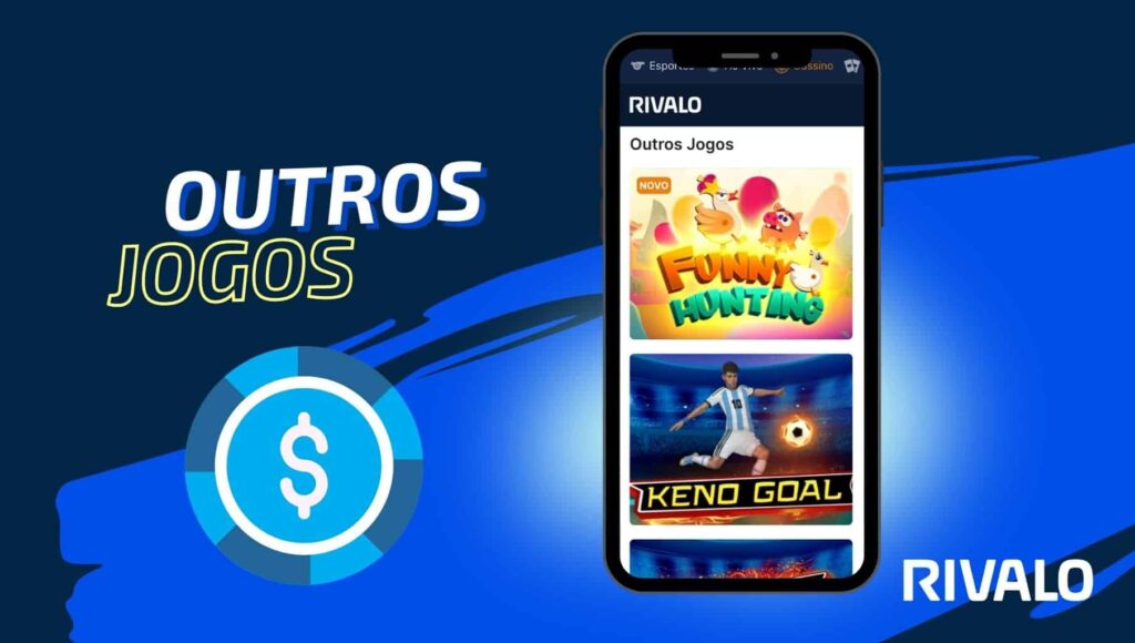 uma análise de outros jogos de cassino no aplicativo Rivalo BR