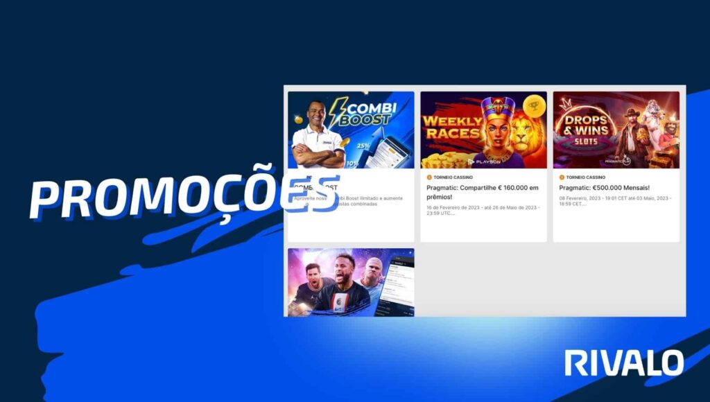 ofertas promocionais no site Rivallo no Brasil